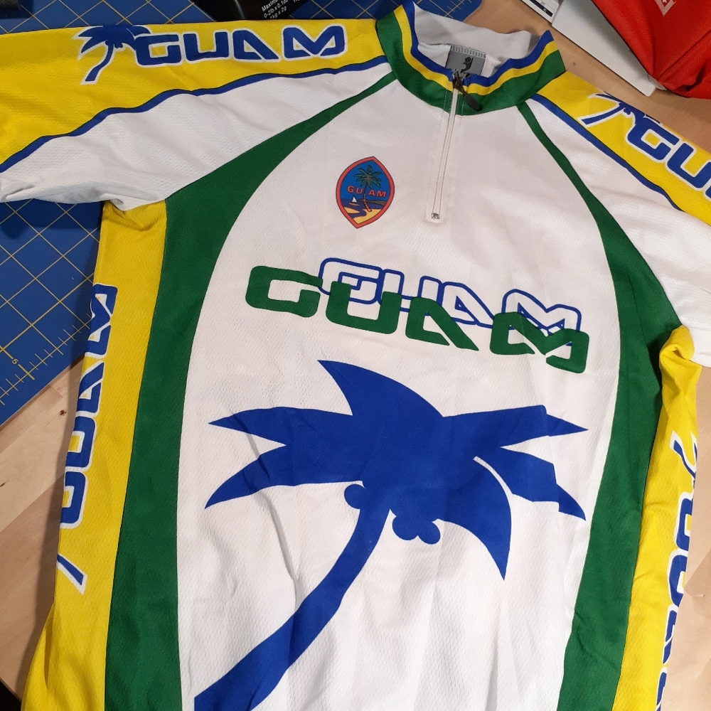 Guam cycling jersey Large